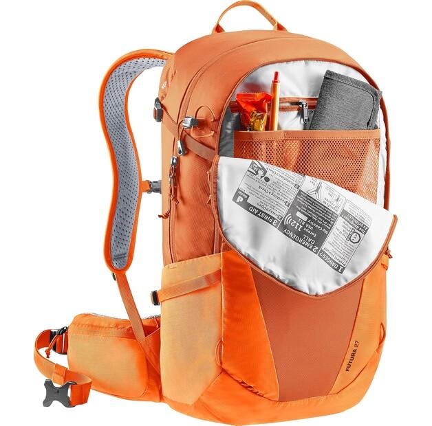 Backpack Deuter Futura 27 Chestnut/mandarine (3400321-9907)