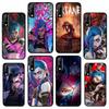 Anime Arcane Jinx-Vi Phone Case For Huawei Y9 6 7 5 Prime Enjoy 7s 7 8 Plus 7a 9e 9plus 8E Lite Psmart Shell