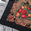 Ethnic Print Tassel Shawl: Large Square Scarf for Women - Autumn/Winter Style
