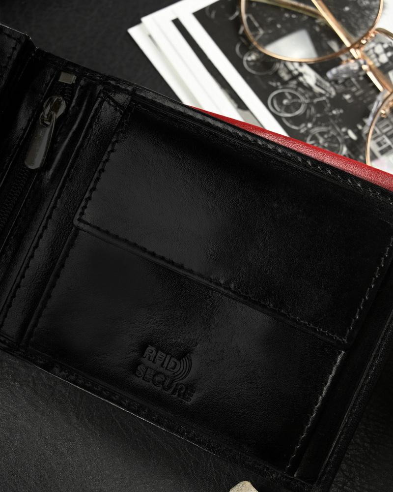 Ronaldo Horizontal Compact Men's Leather Wallet
