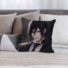 Manga B-Black B-Butler Pillow Case  Anti-dustmite Pillowcase Invisible Zipper Silky Short Plush Sofa Cushion Cover