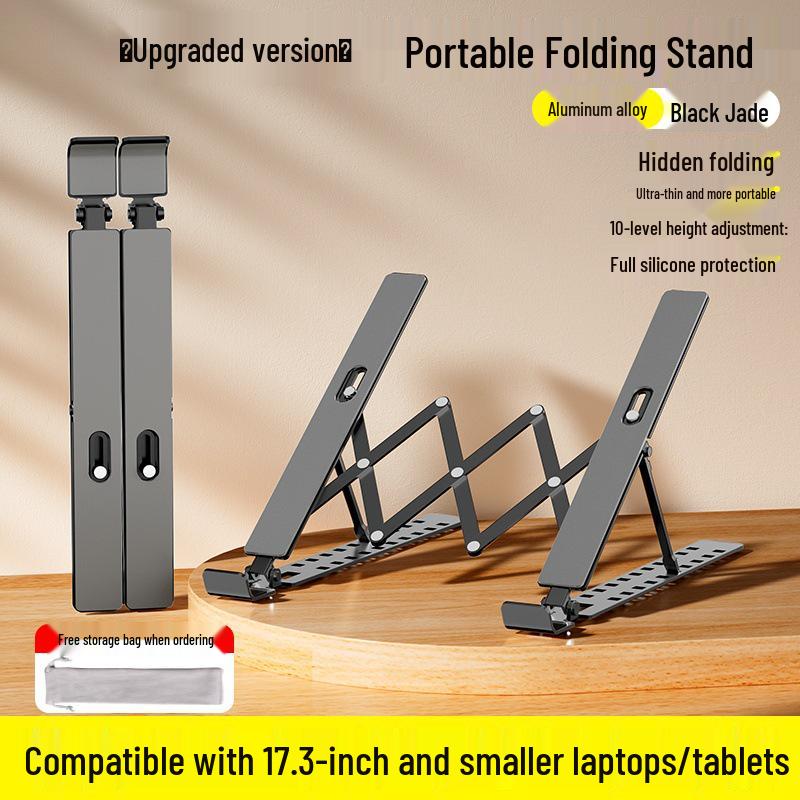 Faltbarer Laptopständer aus Aluminiumlegierung mit Wärmeableitung
