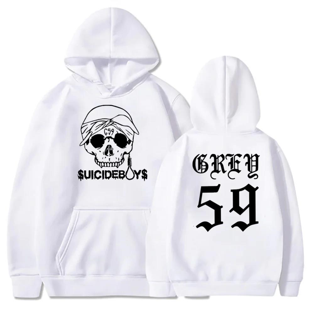 Suicideboys G59 Hoodie Suicideboys Merch Vintage Style Sweatshirt Gift for Suicideboys Fan Pullover Tops Streetwear black hoodie