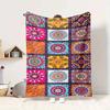 Colorful Patterns Flannel Blanket Throw Blanket Soft Warm Sofa Bed Camping Car home Decor Unique Christmas Gift C930567