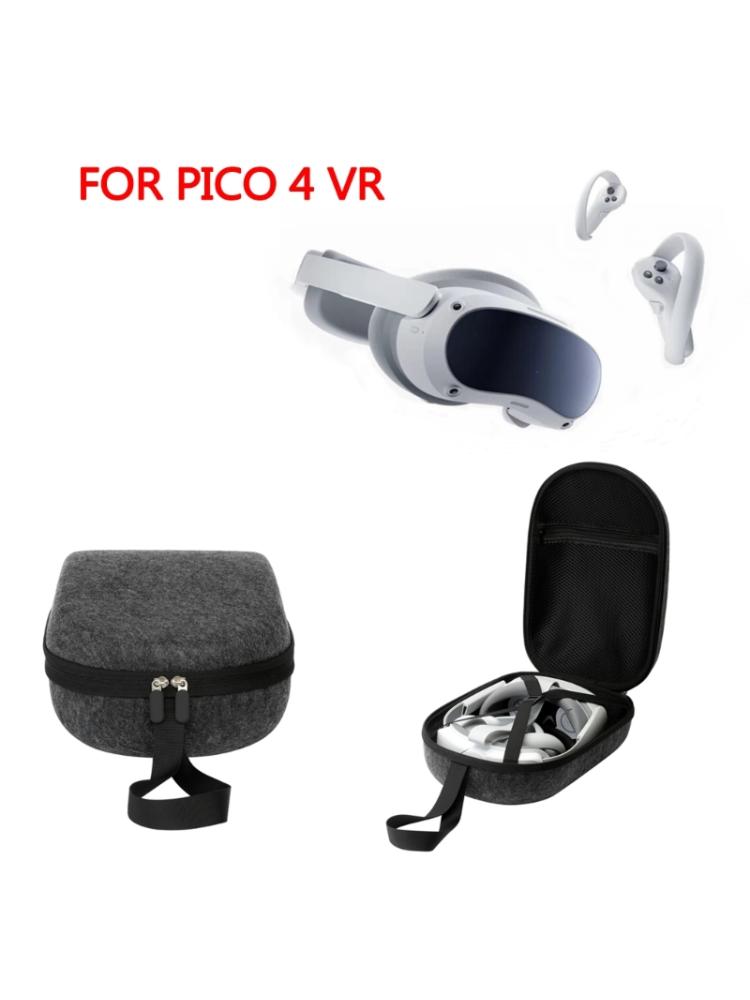 Small Traveling Box EVA Carrying Box for  4 VR Headset Box   Easy To Open Close Hard Carrying Holders