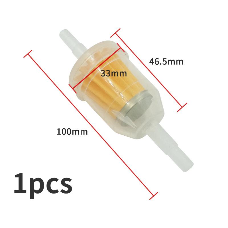 10PCS Universal Gasoline Gas Fuel Gasoline Oil Filter Motorcycle Scooter Gasoline Filter Tool Motor ATV Fuel Filter Accessories