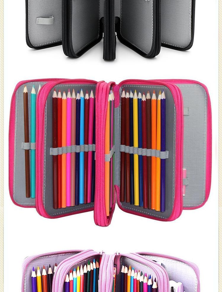 Secret Garden Football Pattern 72-Slot Colored Pencil Case