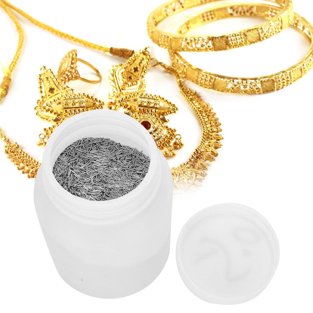 1000g 0.5mm Stainless Steel Polishing Pins Magnetic Polisher Tool for Jewelry Casting Finishing