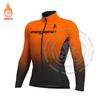 Megamo Set Termico Invernale in Pile a Manica Lunga per Ciclismo Abbigliamento Mountain Bike Maglie da Bicicletta da Uomo Abbigliamento Maillot Ropa Ciclismo
