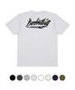 CREAM SODA LAB Basketball Short Sleeve T-Shirt Oversized Light Gray Black