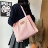 Bags Women's Large-capacity Tote Bags Nylon Casual Shopping Bags Shoulder Bags Women's Simple Solid-color Handbags