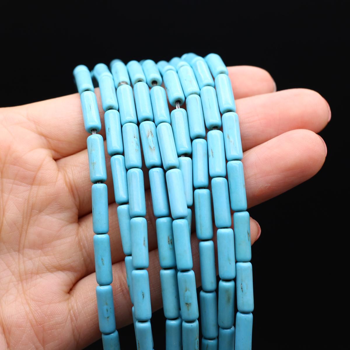 

1 нить бусины из натурального камня длинные цилиндрические кристаллы кварца агата свободные бусины-разделители для изготовления ювелирных изделий DIY ожерелье браслет аксессуары 7x13 мм 1Strand/7x13mm