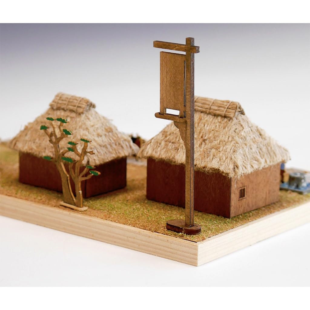 Woody Stations of the Wooden Model Assembly Kit Joe Fifty-three Tokaido Otsu-shuku (Diorama)