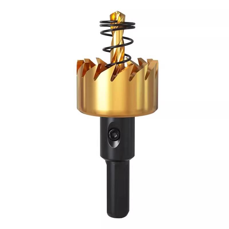 High-Speed Steel Hex Shank Stainless Steel Hole Saw Drill Bit for Metal Sheets