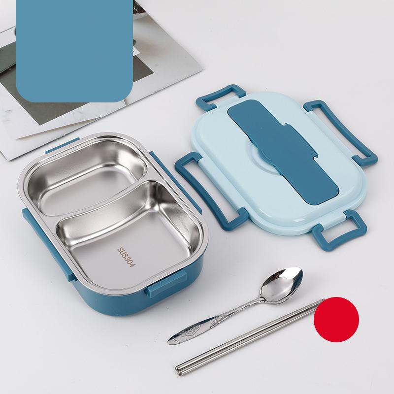 Food Storage Container Dinnerware Stainless Steel Lunch Box Portable Bento Box Food Storage Student