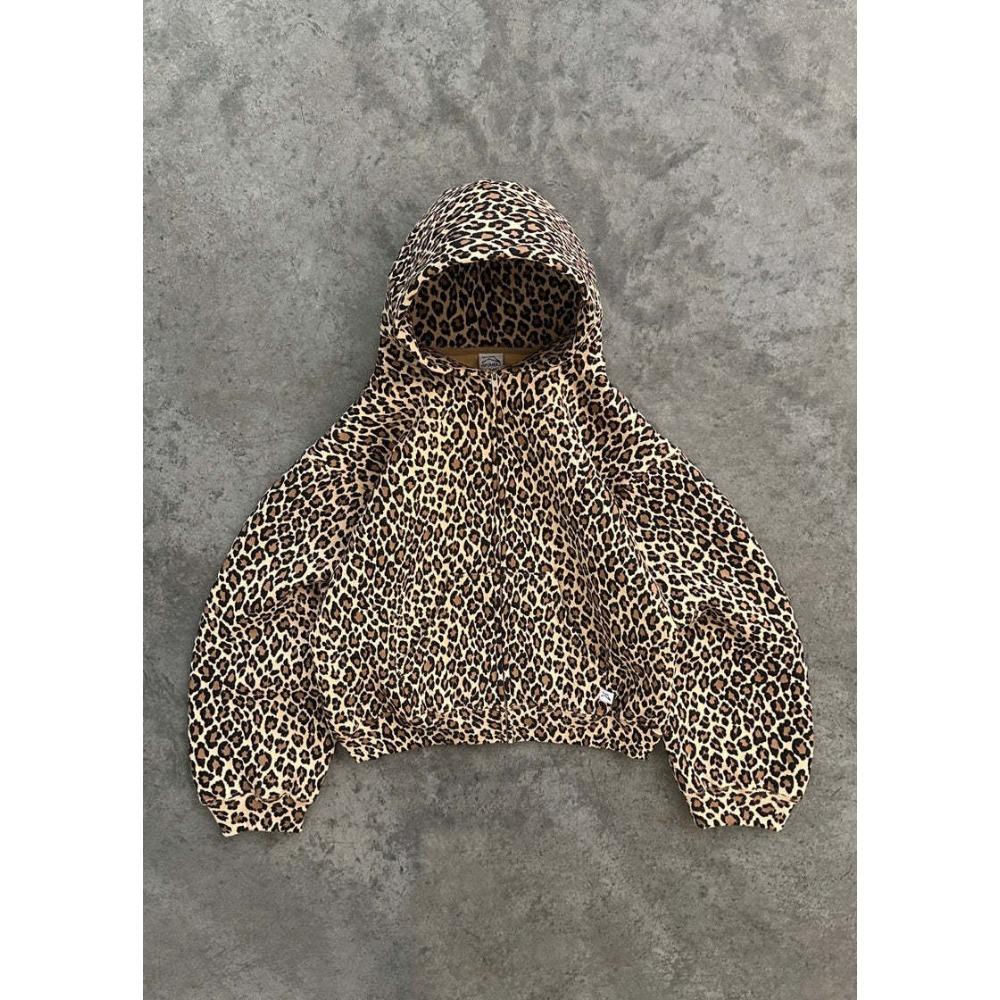Completo Unisex con Felpa Oversize a Manica Lunga Stampa Alberi Mimetica Streetwear Completo Due Pezzi