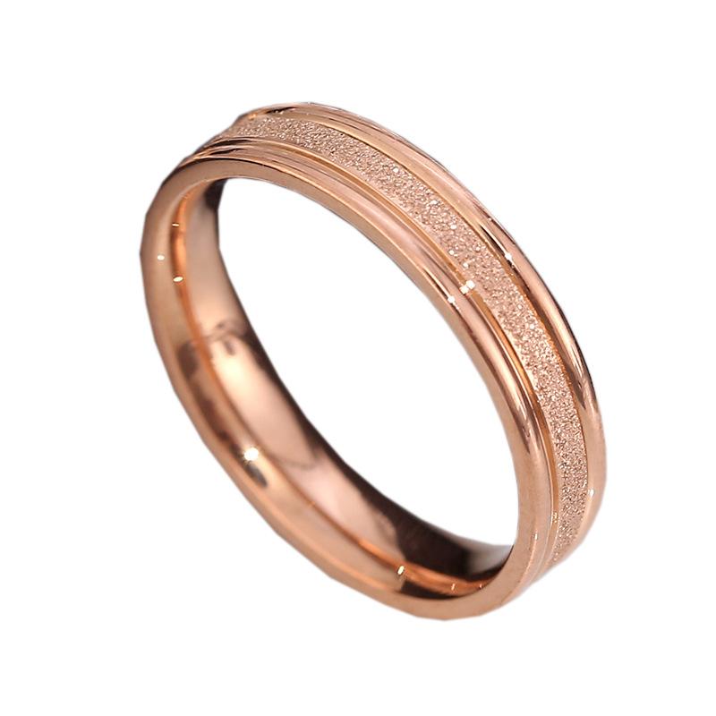 European and American Fashionable and Simple Titanium Steel Internal Pressure Ring Cold Style Tempered
