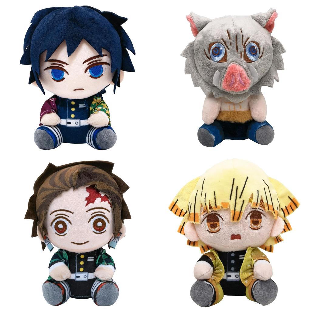Demon Slayer Klinge Plüschpuppe Cartoon Kawaii Anime Tanjiro Weich und sicher für Kinder Tolles Geschenk