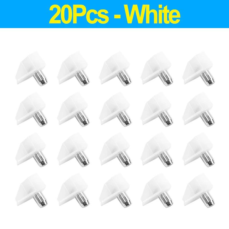 Transparent Shelf Support Pegs Plastic Laminate Support Studs Cabinet Book Shelves Holder Pins Furniture Shelves Bracket Pegs