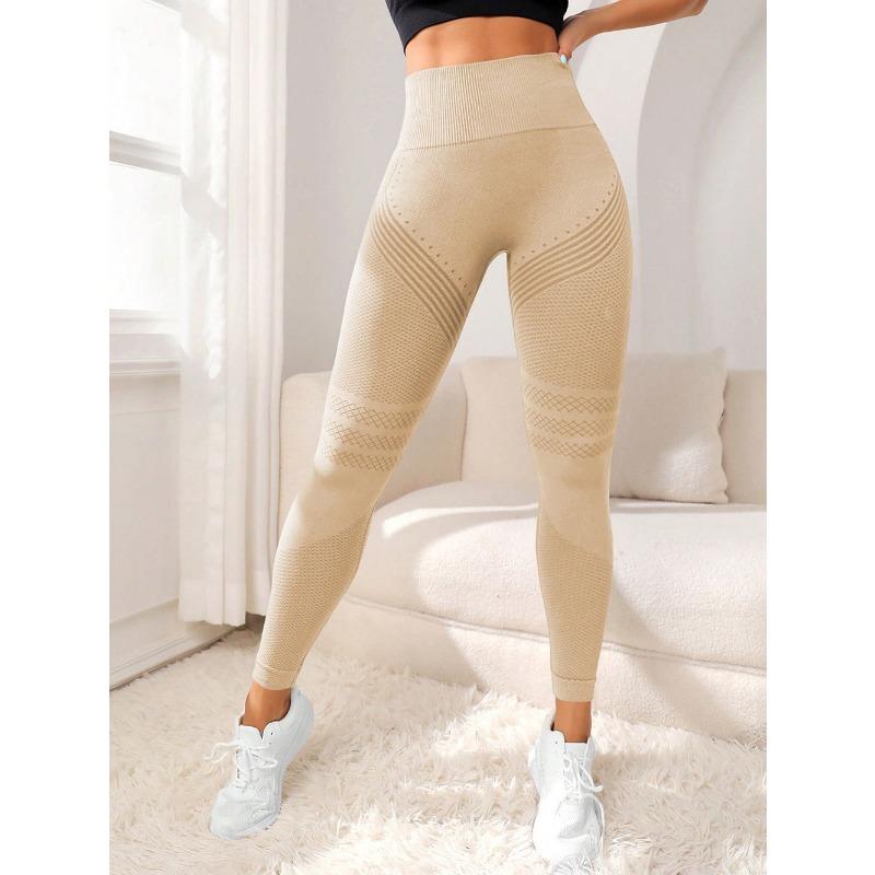 Sexy Line Hip Lifting Sport-Leggings, hoch taillierte Stretch-Fitnesshose für Damen, Yoga-Laufhose