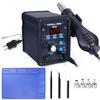 YIHUA 959D Rework Station Hot Air Temperature Controlled PSE Japanese Instruction Manual Fast Low Noise Gun, (100°C - 500°C), Certified, Included,
