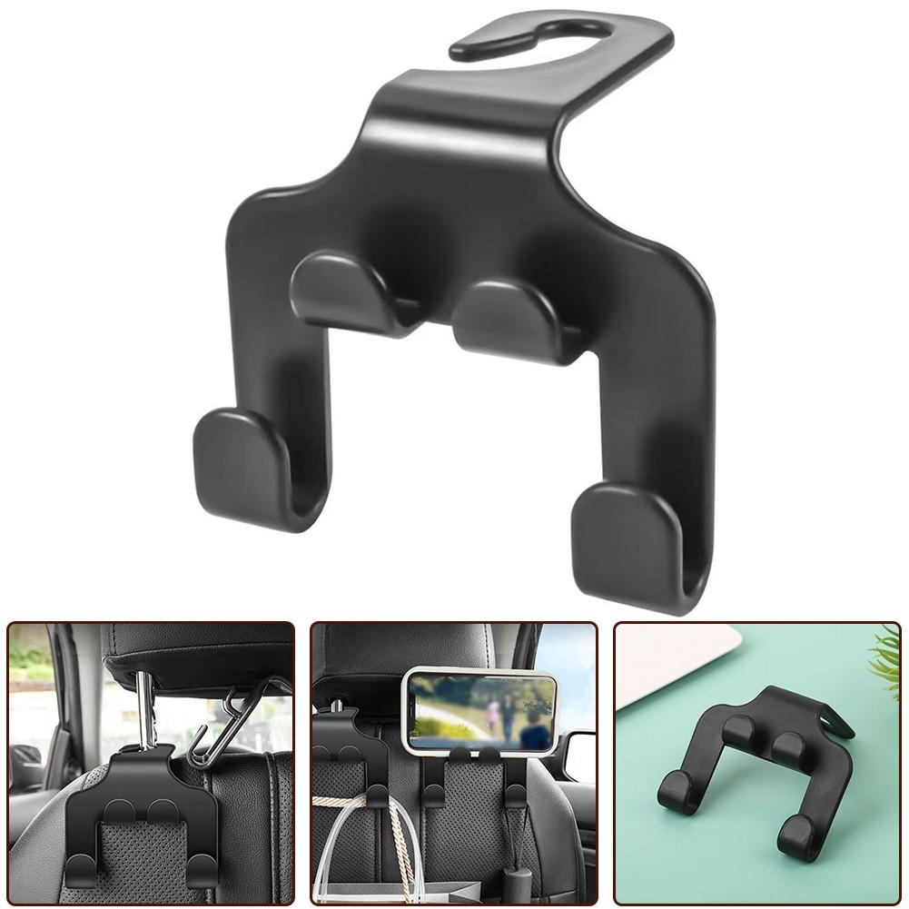 Convenient Headrest Hook Car Organizer with Phone Holder and Coat Holder