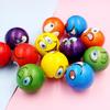 12Pcs Anti Stress Pu Ball Toy Relief Grimace Smiley Laugh Face Pinch Foam For Kids Soothing Wrist Squeeze Movement Balls Toy