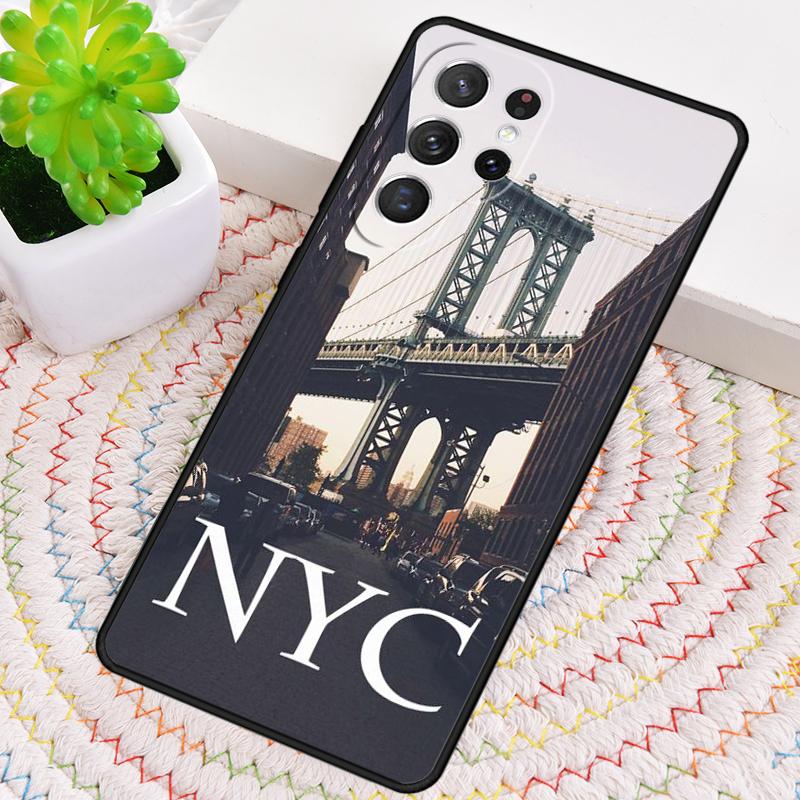 Dark Night New York City Phone Case for Samsung Galaxy note 10 pro S26 Ultra S23 S24 FE S25 S21 S22 PLUS shockproof Cove