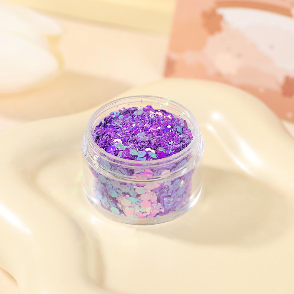 Chic Laser Glitter for Nails & Eyes - UV Crystal Epoxy Decoration Accessories