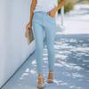 Women's Casual Pants Slim Fashion Fit Elastic Jeans Pants Pencil Pants