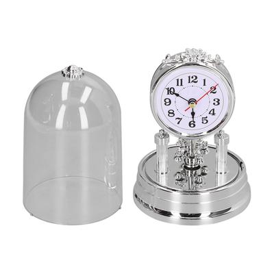 Horloge de bureau de style européen, silencieuse, rotation interne, décoration d'intérieur pour salon