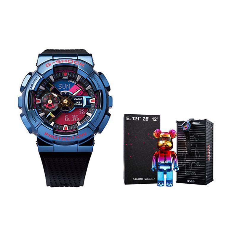 

CASIO Men Full Metal Series Blue Watch GM-110SN-2APFB-person
