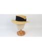 Yunibeosyeolkemiseuteuli Bold Line Beige Panama Hat Panama Hat