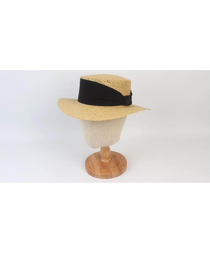 Yunibeosyeolkemiseuteuli Bold Line Beige Panama Hat Panama Hat