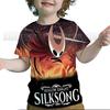 Dziecięce koszulki Hollow Knight Silksong Magnes na lodówkę Koszulki dla chłopców i dziewczynek Dziecięca koszulka z kreskówką Camiseta Letnia koszulka dla malucha Kostium