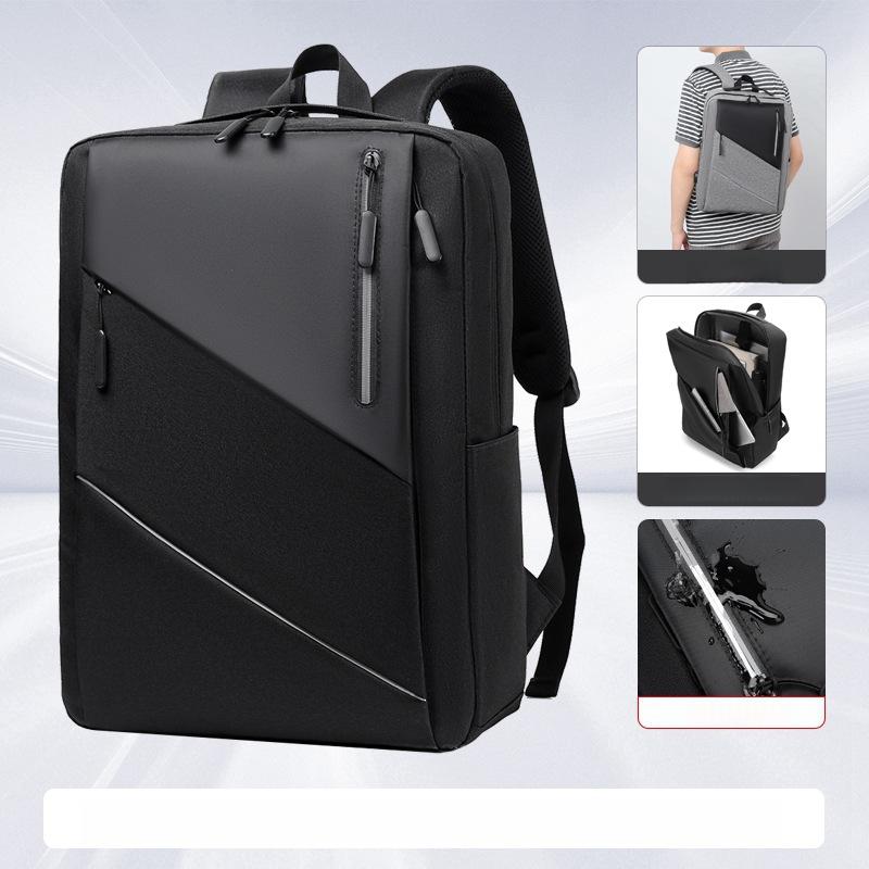 

Модный мужской рюкзак Высококлассный Легкий Дорожный Женский Рюкзак Водонепроницаемая Сумка для Ноутбука Повседневная Сумка для Поездок Школьная Сумка чёрный