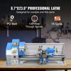 Mini-Metall-Drehmaschine 220x600 mm Präzisions-Werkbank-Power-Metall-Drehmaschine Variable Drehzahl 1100W Bürstenloser Motor Metallgetriebe