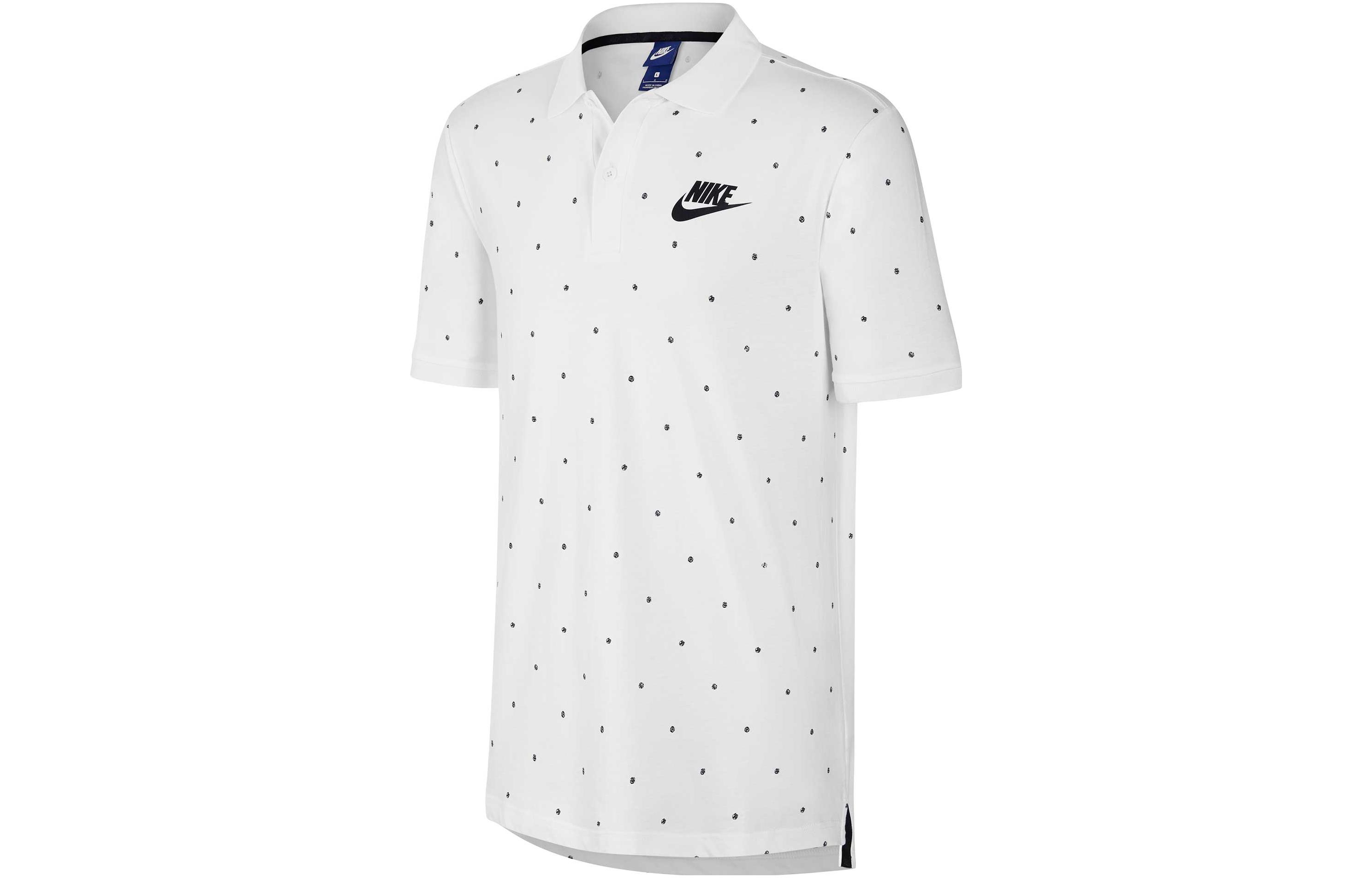 

Nike Polo Shirts Men s White Crew Neck Moderate Other 833886-100 M