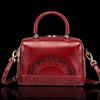 Women'S Bag Fashion Spring Trendy Versatile Women'S Bag Leather Casual Cowhide Embossed Messenger Bag