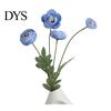 Indoor Decorative Silk Flowers Artificial Camellia Flowers, Flexible Stems Fake for Home High Density Fabric Flower Petals Living Room Decor