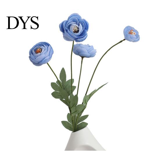 Indoor Decorative Silk Flowers Artificial Camellia Flowers, Flexible Stems Fake for Home High Density Fabric Flower Petals Living Room Decor