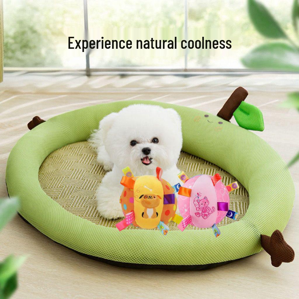 First Order Discount: Indestructible Squeaky Plush Dog Toy - Chewy, Bite-Resistant, Self-Entertainment Training Ball for Decompression