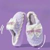 Cotton Slippers for Women, Thick-soled, Warm, Fleece Comfortable and Lightweight Shoes