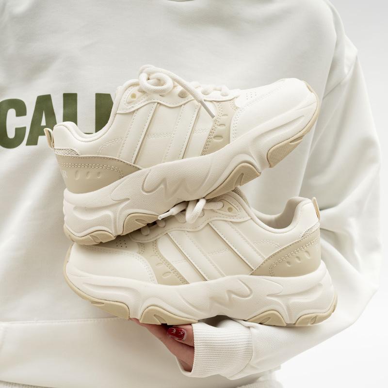 Belle spring new niche retro platform casual sneakers heightening dad shoes 35