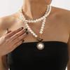 Simulation Pearl Necklace Vintage Party Wedding Retro Jewelry Accessory