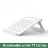Universal Laptop Holder Adjustable Notebook Stand Invisible Silicone Nonslip Cooling Pad Portable Tablet Bracket PC Accessories