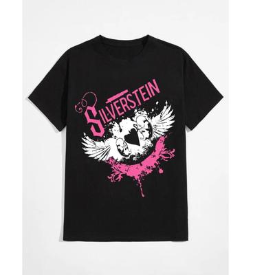 Silverstein Band Vintage Graphic Tee Mens Black Heavy Cotton T-Shirt
