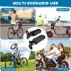 Motorcycle Bike Scooter Rear Passenger Foot Peg Footrest Pedal Bracket Stand Support Kit