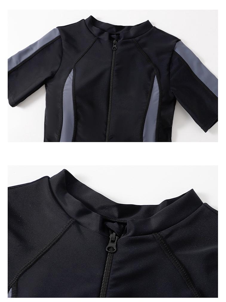 2023 Women's High-End Conservative Skirt-Style One-Piece Swimsuit - Slimming, Sporty, Belly-Covering, Flat-Leg Design for Hot Springs.