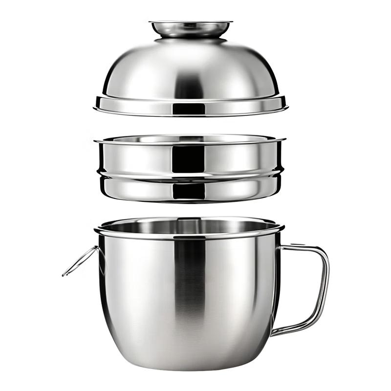 MAXCOOK 14 см Утолщенный многослойный ланч-бокс из нержавеющей стали